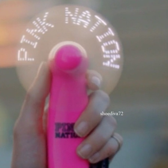 PINK Victoria's Secret Other - Victoria's Secret PINK ILLUMINATED Hand Held Fan